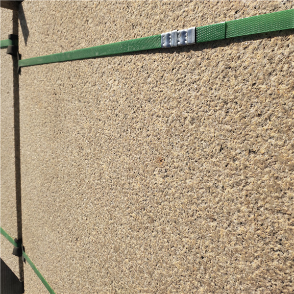 山东黄锈石荔枝面板材